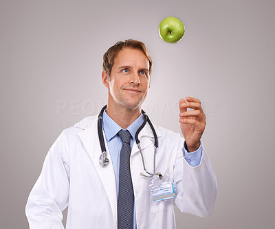 He\'s a doctor with a healthy diet