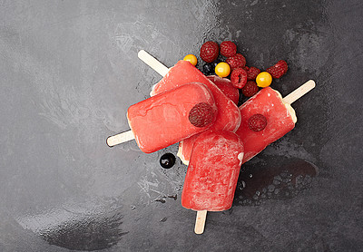 Make your very own ice lollies with fresh fruity ingredients