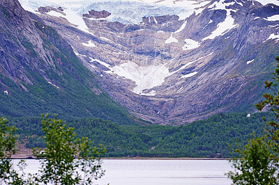 Svartisen ice cap in northern Norway