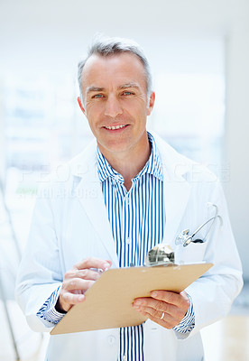 Smiling confident doctor