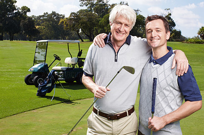 He\'s passed his love of golf on to his son