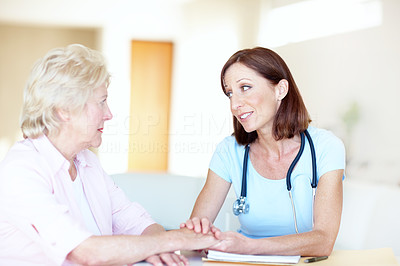 Seeking comfort and advice from her trusted doctor - Senior Health