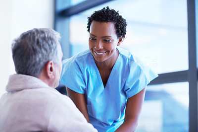 Chatting with a patient