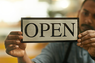 Come on in, we\'re open
