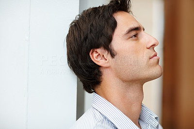 Profile image of thoughtful young man