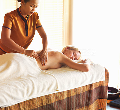 Relaxing body massage