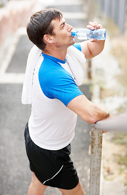 Staying hydrated after exercising
