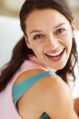 Young woman with beautiful smile