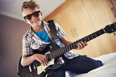 He\'s gonna be a rockstar!!
