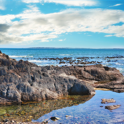 Tidal pool along the Southern African coastline