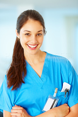 Beautiful doctor smiling