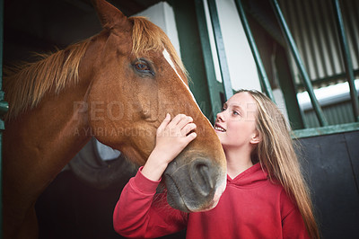 She loves her horse