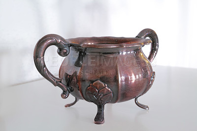 Vintage milk pot made of copper