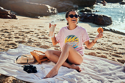 Donut bring any bad vibes to the beach